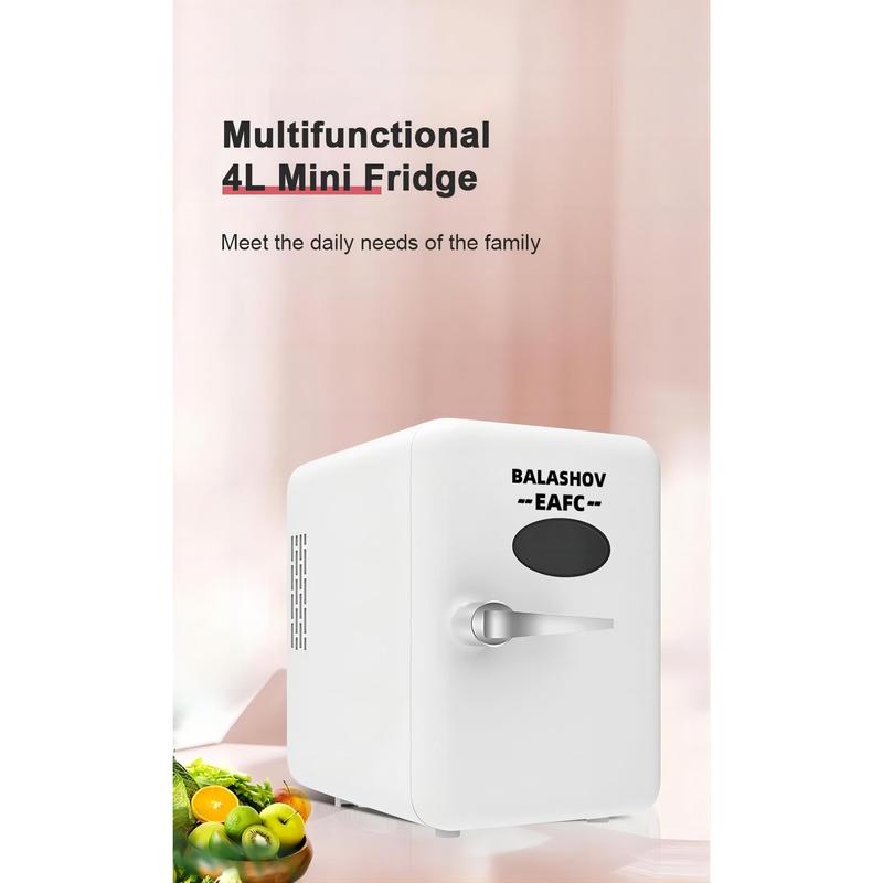 US Plug 110V Mini Multifunction Refrigerator Cosmetics Mask Beverage Dormitory Refrigerators Cooler Warmer Beauty Fridge for Car Home