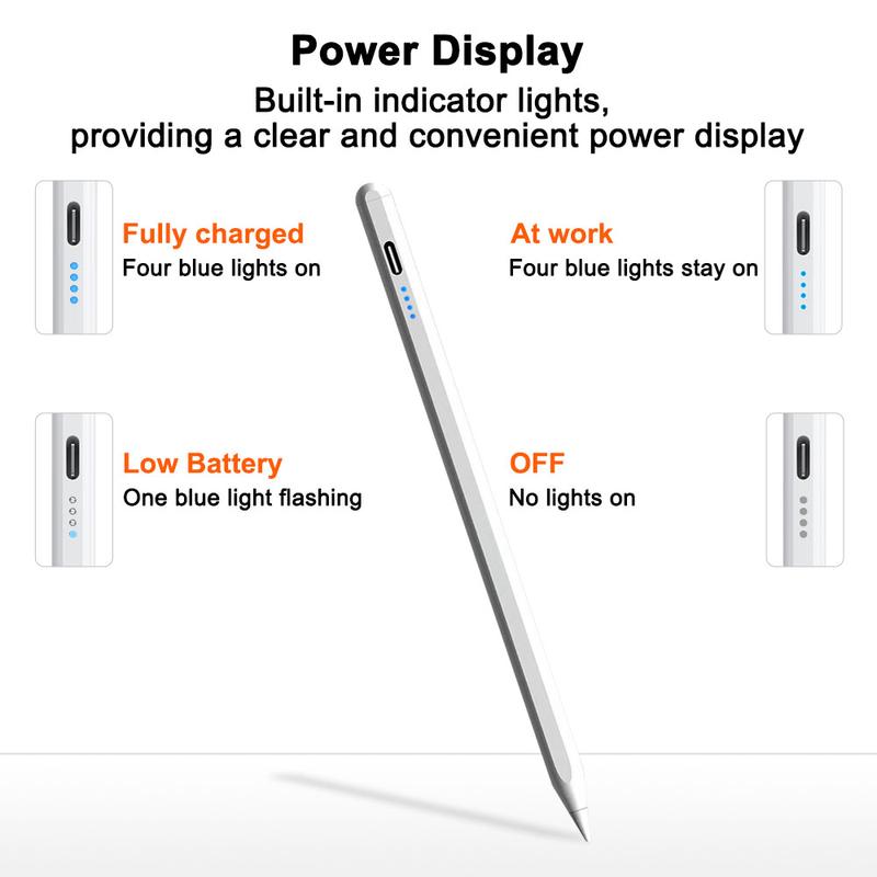 Stylus Pen for Android Tablets & Mobile Phones.Not compatible with iPad. Touch Pen for iPhone Tablet. Capacitive Pen for XIAOMI HUAWEI White Smartphone