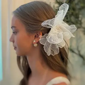 Ellison and Young Lace Art Flower Hair Clip