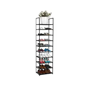 10 Tiers Shoe Rack 20-25 Pairs Sturdy Shoe Shelf