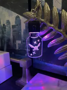 Legend of Zelda Fairy in a Bottle Light up Keychain + [Metal/Acrylic]