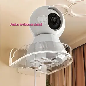 Practical Shelf, Adjustable Robust Camera Mount, Wall-Mounted Without Drilling, Compact Design, Indoor & Outdoor Security, Easy Installation