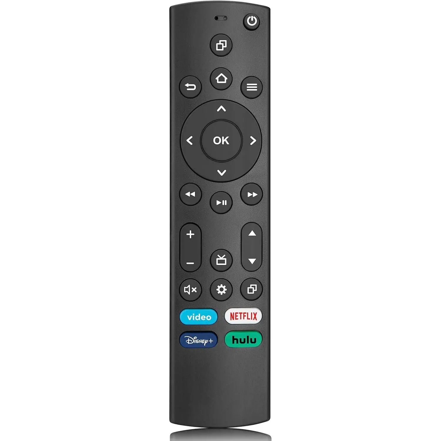 Universal Infrared Long-Range TV Remote Control Replacement with AAA Batteries Compatibility, Accessories for Insignia, Toshiba, Pioneer Smart TVs, None
