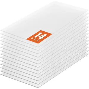 VEVOR 14 Pack Polycarbonate Greenhouse Panels, 2' X 4' X 0.32'' Roof Panels Sheets, Waterproof UV Protected Corrugated Plastic Roofing, Impact Resistance Clear Roofing Sheets for Greenhouse/GardenVEVOR Super Brand Day