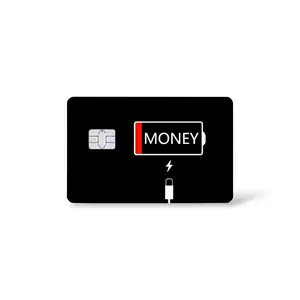 Money Charging Credit Card Sticker Matte Waterproof Vinyl Debit Skin Decal Cover Easy To Apply