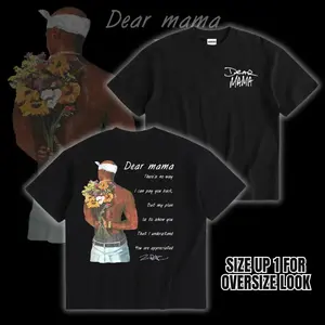 Dear Mama Tupac Hoodie,Graphic Tshirt & Sweatshirt , There's no way I can pay you back, But my plan is to show you That I understand You are appreciated, 2Pac Quote T-Shirt, Vintage Rapper Sweater, Gift For Mom