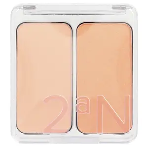 2aN Dual Cheek, 12 Orange Flare, 7.4 g