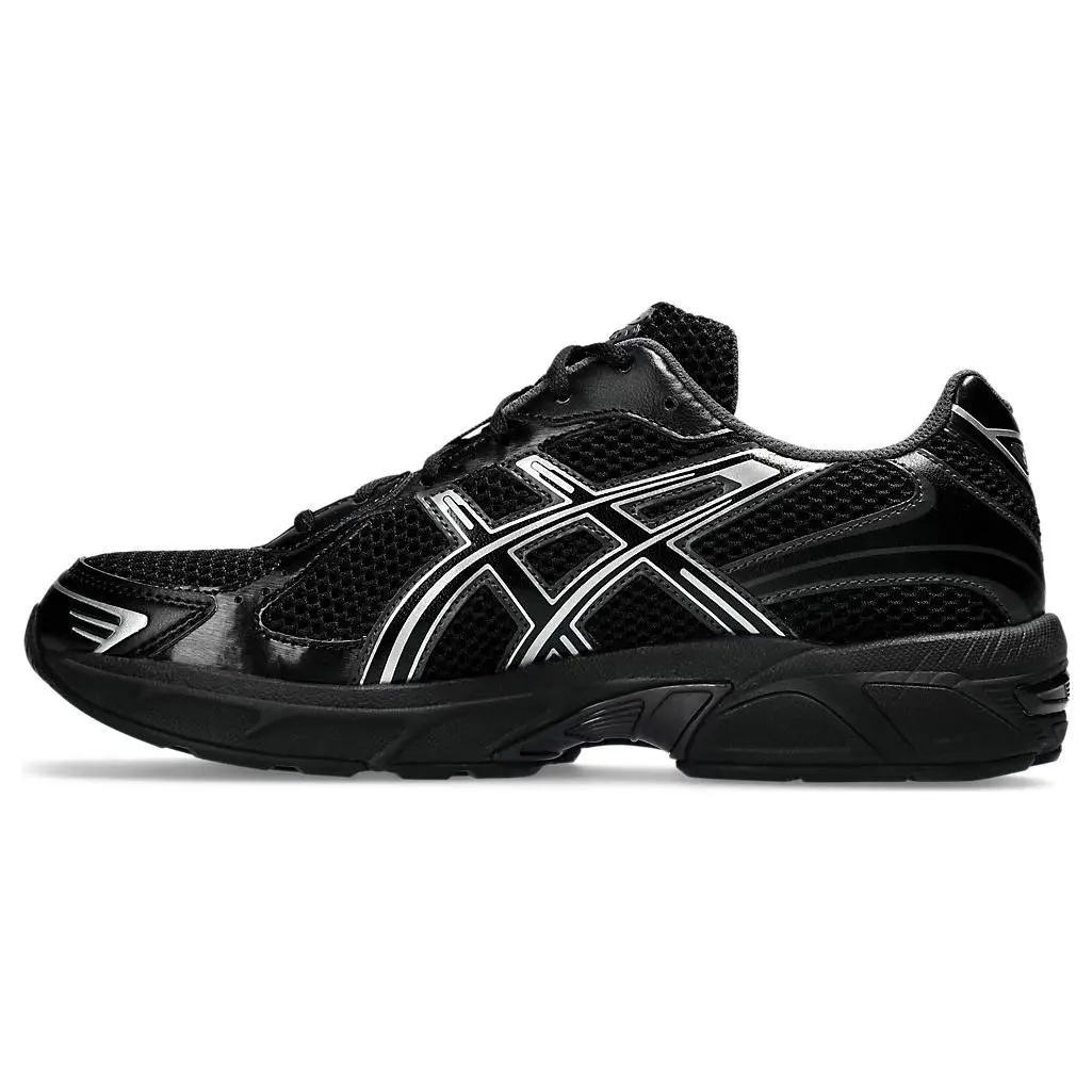 ASICS Gel 1130 Men's Casual Training Shoes - Black/Pure Silver Shores, Breathable Runner Trainer, Affordable Fashion, Sporty Chic, All Seasons, Style 1201A906-001, Laces, Mesh, Athletic Trainer Sneaker, Casual Breathable Shoes, Trainer Footwear