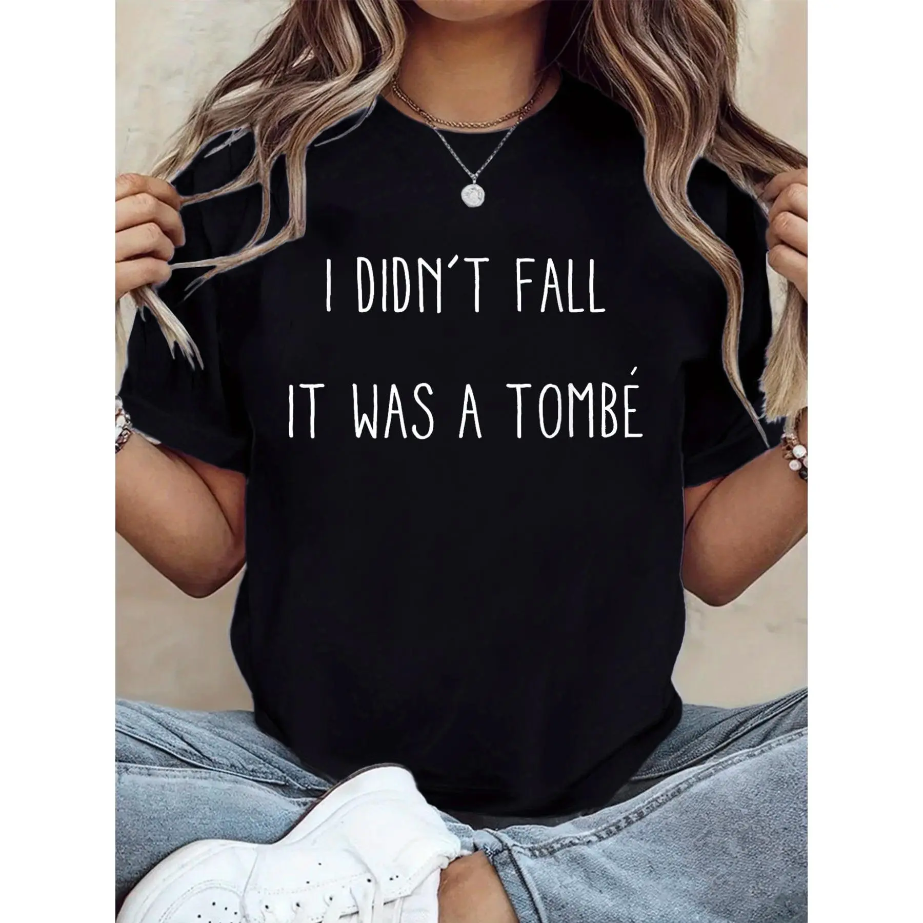 Funny Ballet Shirt I Didnt Fall Ballerina Saying Gift Tee T-Shirt