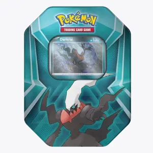 Pokémon Trading Card Game Darkrai Tin - Includes 3 Foil Cards 3 Booster Packs & Code Card - Official Pokémon Collectible