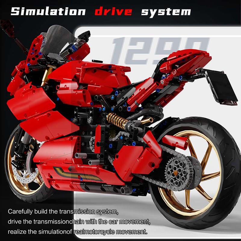 Static Version Super Cool Car Building Set 1:5  Sports Car Model 1809PCS Collectible Scale Model Technique Blocks for Adults Teens