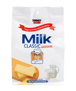 Trenzy Gahm Milk Classic Rice Snacks 3.94 oz | Sweet Crisps snack dessert melt in mouth