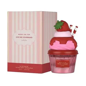 Lattafa Berry On Top Eau de Parfum, Give Me Gourmand Collection, Fruity Berry & Vanilla Cream Scent, Spray Form, 75ml