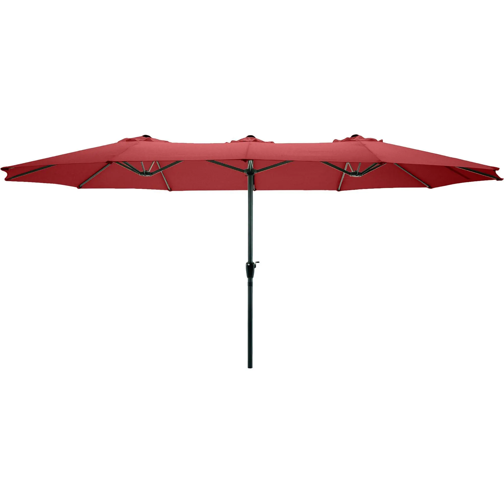 Pure Garden Extra Large Outdoor Umbrella 15 Ft Double Shade