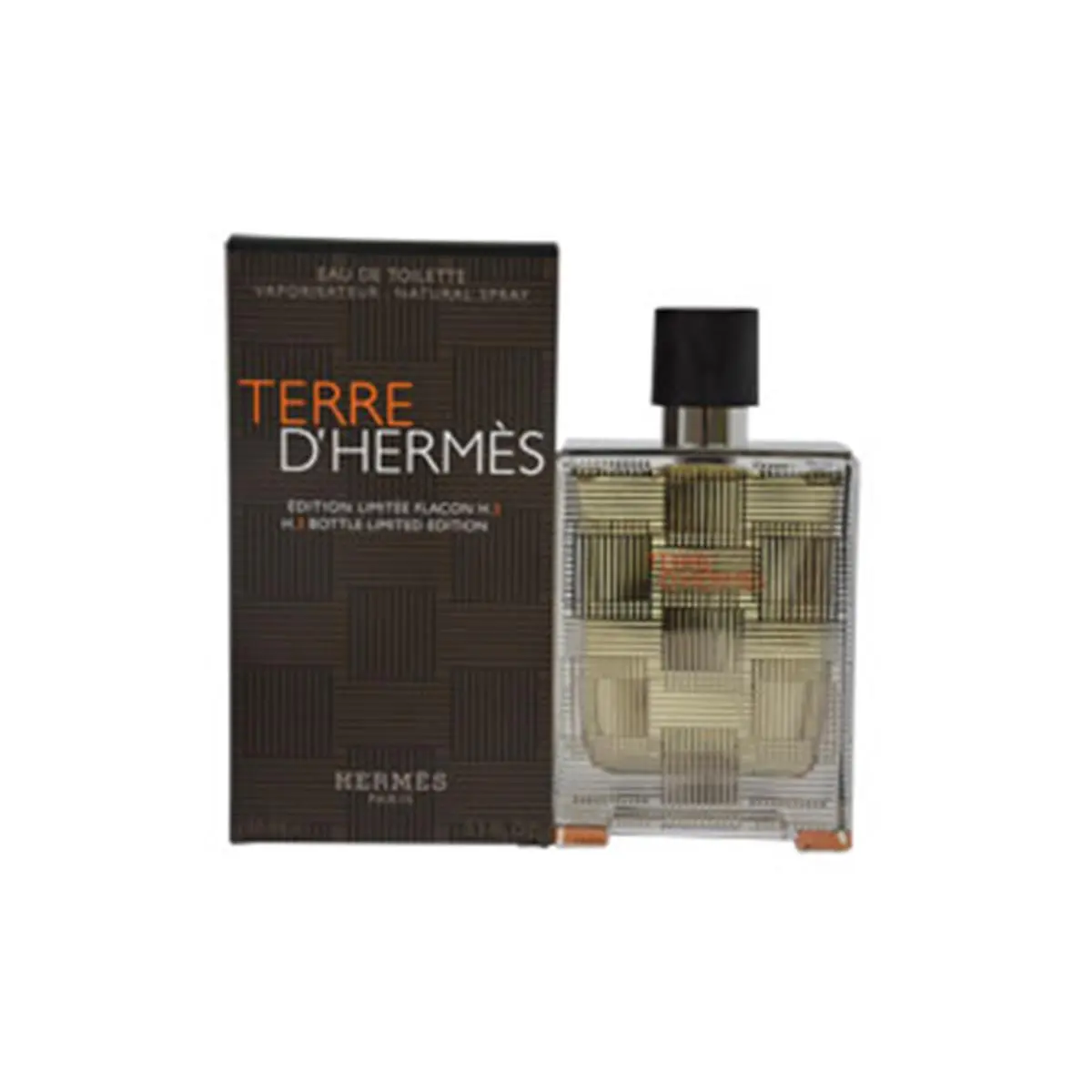 HERMES Eau de Toilette Spray for Men, Citrus Spicy Fragrance with Grapefruit, Cedar & Patchouli Blend Notes, 3.3 oz (3 to 3.9 fl oz), Edp, 3.3Oz