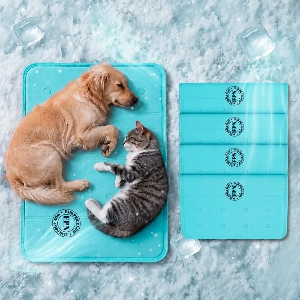 Pet Cooling Mat for Dogs and Cats, Pressure Activated Self Cooling Pad