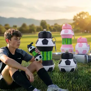 Football Design Sports Water Bottle, Portable Leak-proof Water Bottle, Creative Water Cup for Outdoor Sports, Leakproof Sports Bottle, Sports Drinking Bottle, Travel Water Bottle, Travel Bottled Drinkware-MM