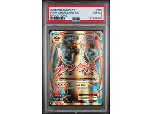 2016 Pokemon XY Evolutions M Charizard Ex #101 PSA 8