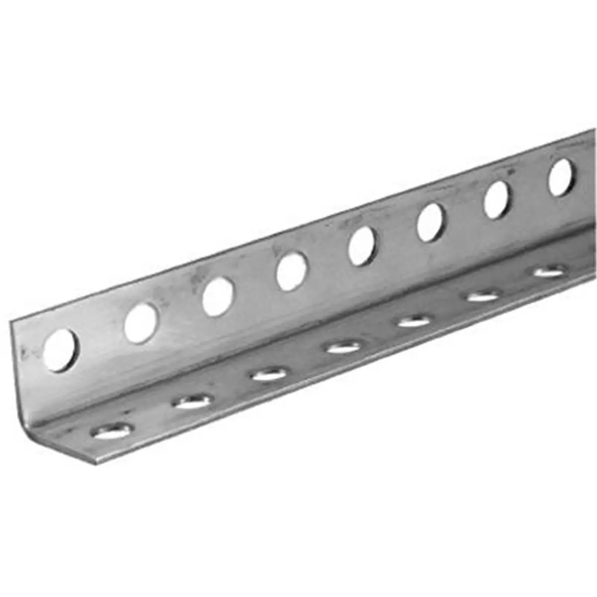 212 MAIN Perforated Galvanized Steel Angle Iron - 12 Gauge, Corrosion Resistant for Garage Door, Marine, and Outdoor Use - 1.25 x 1.25 x 36 in., Garage Doors