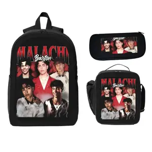 3-Piece Backpack Set — A student backpack, pencil case, and lunch bag combination designed exclusively for fans—the ideal choice for daily use and school organization.