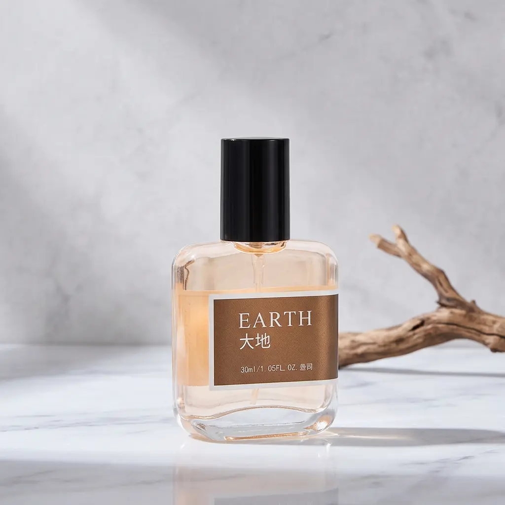 EBYVEN Earth Eau de Toilette for Men – Almond Licorice & Orange Flower Pear Woody Oriental Fragrance, Long Lasting Vanilla Patchouli Scent 30ml