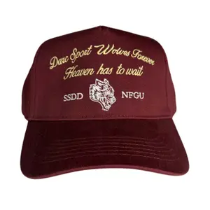 Darcsport Heaven 5 Panel Hat Ox Blood