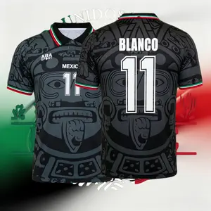 11# Cuauhtémoc Blanco and 15# Luis Hernández 1998 Mexico National Team Home and Third Kit Short Sleeve Retro Soccer Jersey Breathable