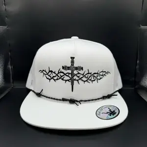 Crown Of Thorns Trucker Hat with Unique Design and Adjustable Strap