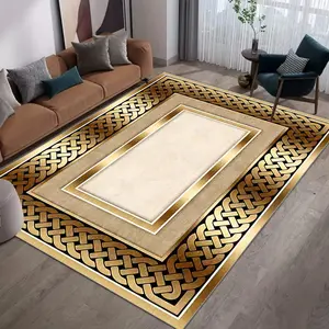 Modern Luxury Carpet, Soft Non-Slip Rug for Living Room, Long Rectangular Decorative Mat for Bedroom Kitchen, Fashion Home Decoration, Muslim Prayer Rugs