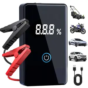 1200A 12V Car Battery Jump Starter, Portable Battery Booster with USB Charging, for 5.0L Gasoline & 3.0L Diesel Engines, Rechargeable Lithium Polymer Battery, Auto Emergency Power System