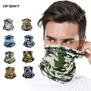 3 Pcs/4 Pcs Unisex Men Women Camo UPF 50+ UV Protection Cooling Neck Gaiter | SunSafeTok OutdoorTok CyclingTok Breathable Bandana Face Scarf Mask | for Hiking Fishing Cycling Camping Summer Outdoor Activities