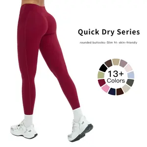 MFVIM women’s high-waisted sports leggings, solid-color high-stretch skinny pants, women’s indoor/outdoor activewear