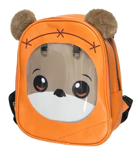 Star Wars Backpack Ewok 3D Ears Faux Leather Mini Backpack Pin Display Miniature Backpack 13"