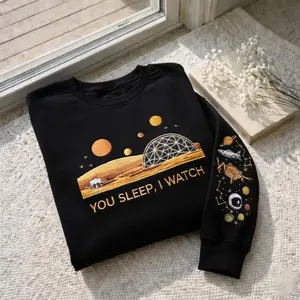 [Made-to-Order] Embroidered Project Hail Mary Sweatshirt, Sci Fi Novel Fan Shirt, Bookish Lovers Clothing Gift, Vintage Galaxy Shirt