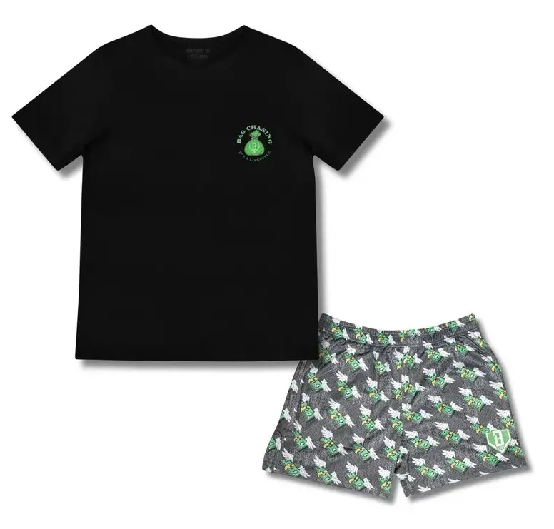 BL101 Brick by Brick Baseball Tee & Mesh Shorts Set | Summer Athletic Outfit for Youth & Adults