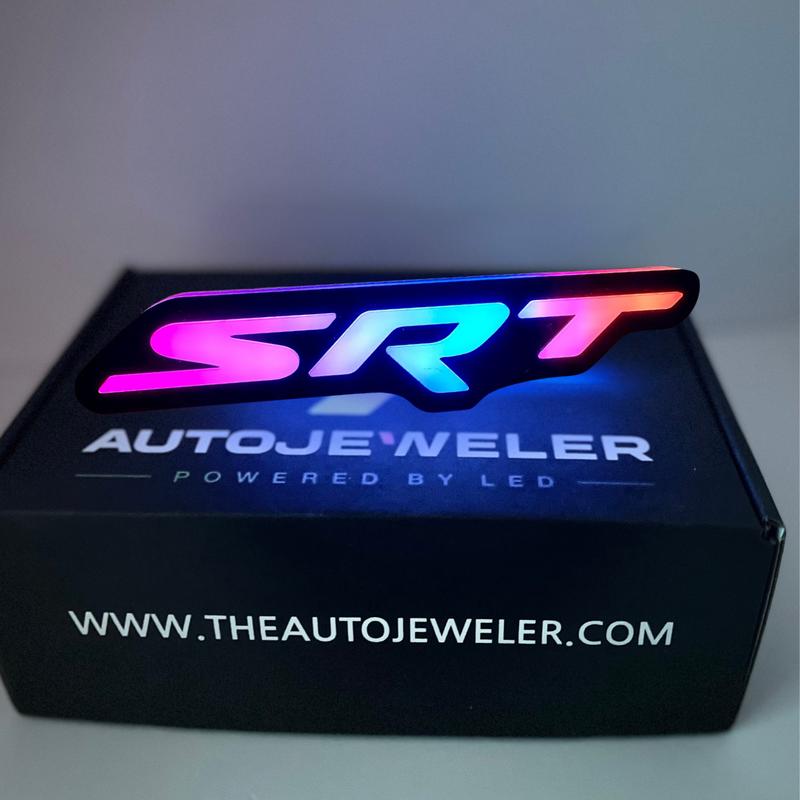 SRT Illuminated Grille Emblem (RGB Flow Series) - Bluetooth App Controlled