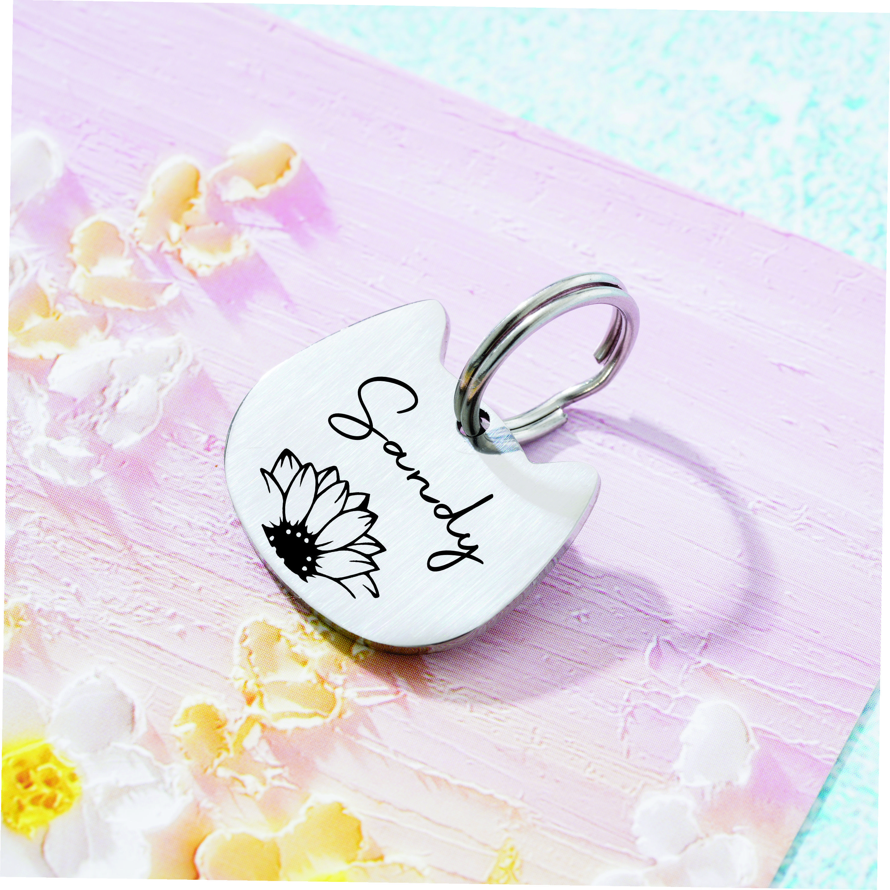 Pet ID Tag- Cat ID Tag- Tag For cat Personalized - Dog Name Tags - Custom Cat Tag - Dog Id Tag Phone - Cat custom id Tag-cat name tag