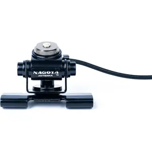 Nagoya RB-700N NMO Lip for Antennas - Multi-Axis, No-Installation for Trucks, SUVs, Cars - includes 20' RG-58A/U Cable & PL-259 Connector, with Protective Rain Cap