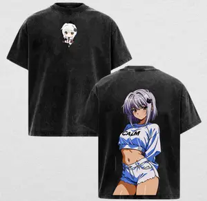 Koneko Toujou | High School DxD Washed Tee Streetwear Hoodie “Silent Nekomata Fierce Fighter with Gentle Soul” — For Anime Fans For Drops That Radiate Enigmatic Strength