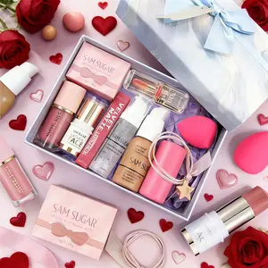 Valentine's Day Makeup Box, All-In-One Beauty Set, Easy Beauty, Essential Cosmetics Collection, Perfect Gift for Teens and Women, Makeup Kit Set