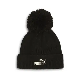PUMA Womens #1 Ribbed Lurex Knit Beanie  - Black