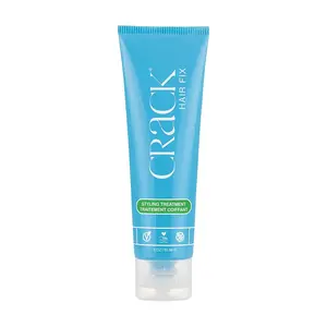 Crack Hair Fix Leave-In Styling Cream - Anti-Frizz, Humidity and Chlorine Protection, 3 oz