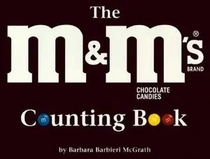 USED Book - The M&M's Brand Counting Book by Barbara Barbieri McGrath (Paperback) - english