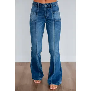 Women's Lady Minimalist Christie Mica Jeans, Spandex-Viscose Blend Fabric