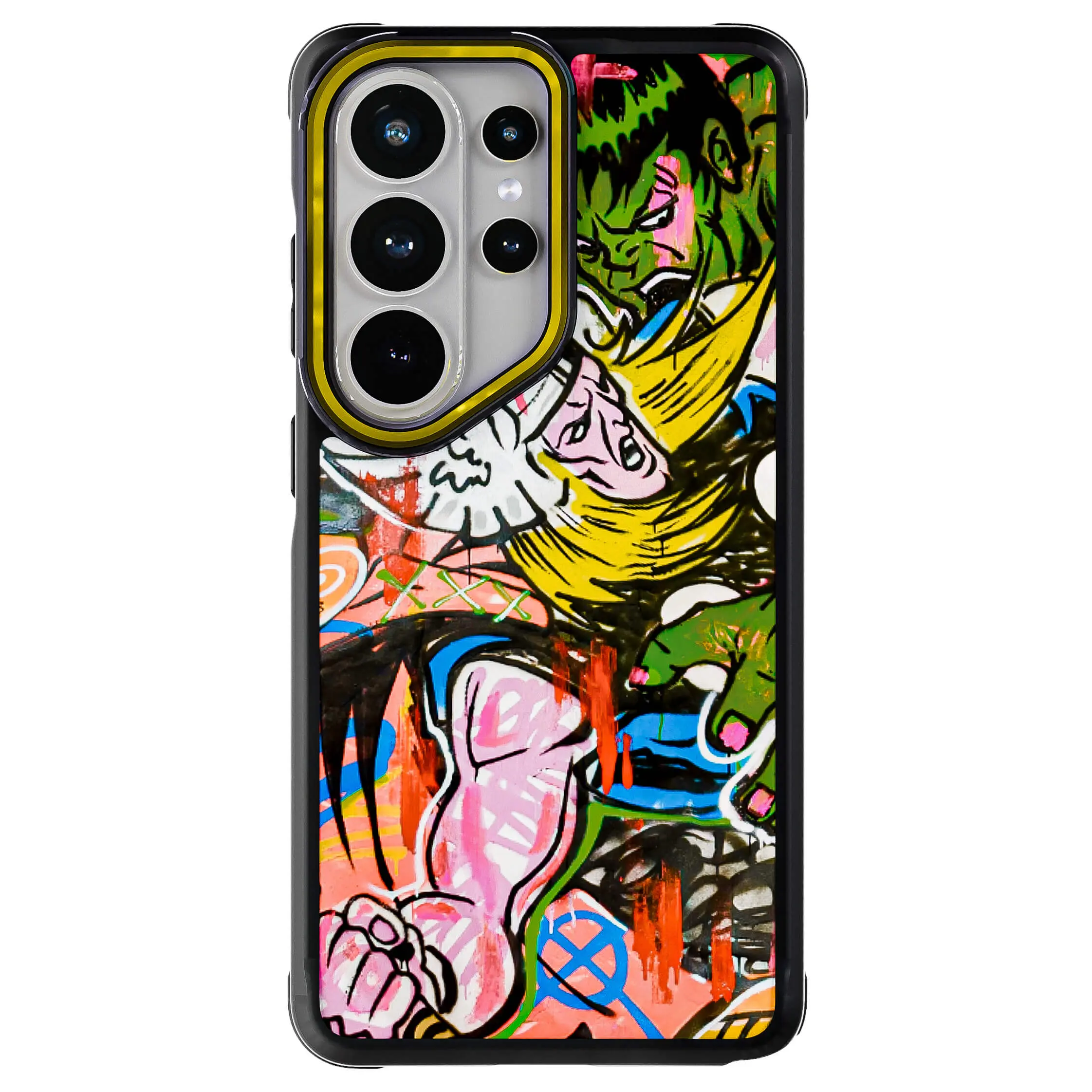 Thor vs Hulk Spraypaint Art Mobile Phone Case, Limited Edition Covert Design by Doped Out M
