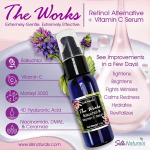 The Works- Vitamin C, Bakuchiol, Matrixyl 3000 Serum