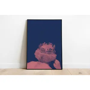 Queen Elizabeth II Pop Art Wall Decor | Vintage Retro Poster