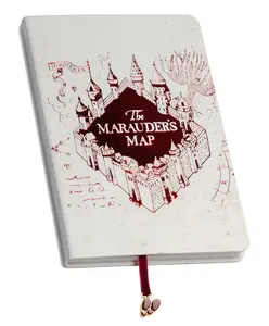 Harry Potter: Marauder's Mapâ„¢ Journal with Ribbon Charm