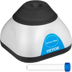 VEVOR Vortex Mixer, 3000RPM Mini Vortex Mixer Shaker, Touch Function Scientific Lab Vortex Shaker, Mix Up to 50ML, 6mm Orbital Diameter for Test Tube, Tattoo Ink, Nail Polish, Eyelash Adhesives, Pain