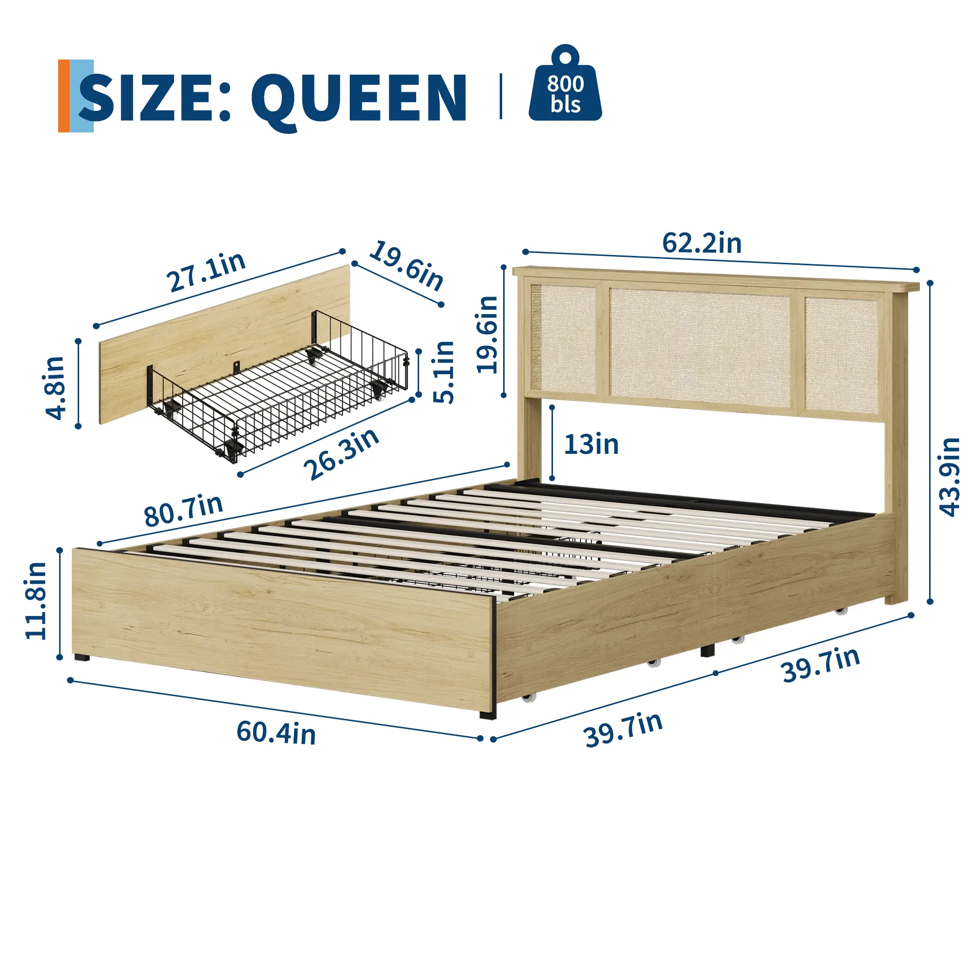 Four drawers
